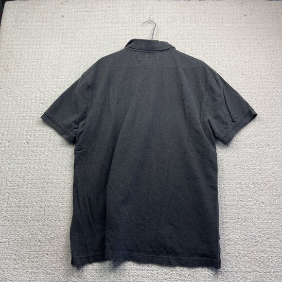 VTG Tommy Hilfiger 1985 Grey Polo Shirt Men XL Varsity Champion Graphic Read - Picture 12 of 16